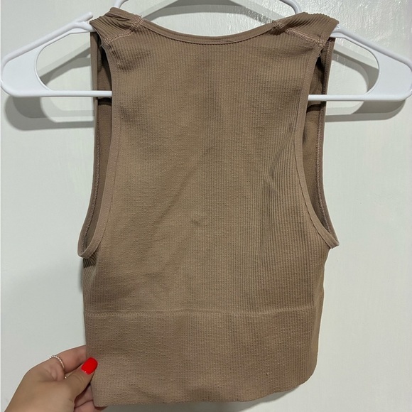 Urban Outfitters Out From Under Brown V-Neck Tank Top Size M - Picture 3 of 3